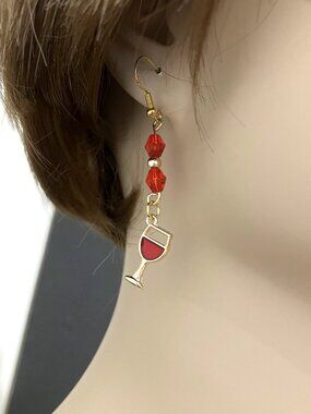 Happy Hour Earrings, Handmade